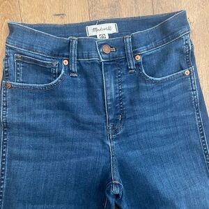 Madewell High Rise Indigo Jeans